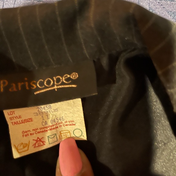 Pariscope black pinstripe morning jacket - Picture 4 of 5